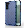 Mobigear Honeycomb Coque Samsung Galaxy S23 Plus Coque arrière Rigide Anti-Chocs - Bleu