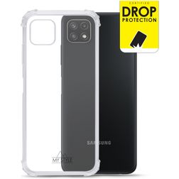 My Style Protective Flex Coque Transparente Samsung Galaxy A22 5G Coque arrière en TPU Souple Anti-Chocs - Transparent