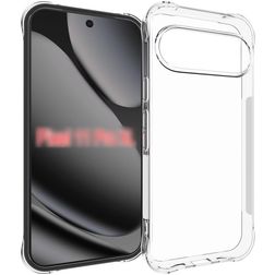 Mobigear Cushion Coque Transparente Google Pixel 11 Pro XL Coque arrière en TPU Souple - Transparent