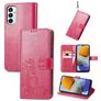 Mobigear Clover Housse Samsung Galaxy M23 Etui Porte-Monnaie - Magenta