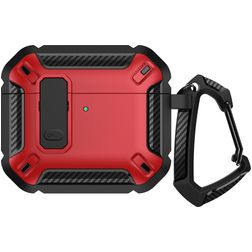 Mobigear Armor Clip Coque Apple AirPods 4 Coque Rigide - Rouge
