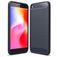 Mobigear Brushed Slim Coque Xiaomi Redmi Go Coque arrière en TPU Souple - Bleu Marin
