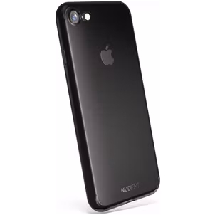 Nudient Thin Coque iPhone SE (2022) Coque arrière en TPU Souple - Ink Black