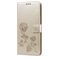Mobigear Roses Housse Samsung Galaxy A20s Etui Porte-Monnaie - Or