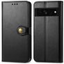 Mobigear Snap Button Google Pixel 7 Pro Étui Portefeuille - Noir