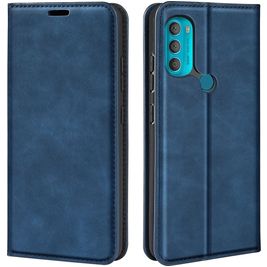 Mobigear Retro Slim Housse Motorola Moto G71 5G Etui Porte-Monnaie - Bleu