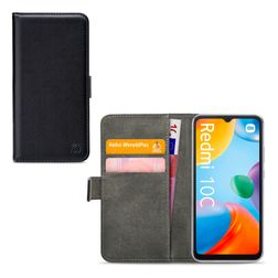 Mobilize Classic Gelly Wallet Housse Xiaomi Redmi 10C Etui Porte-Monnaie - Noir