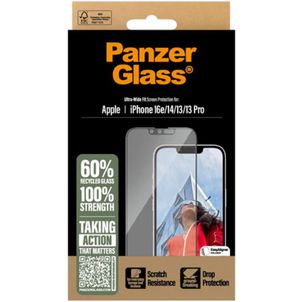 PanzerGlass Ultra-Wide Fit iPhone 17e Verre trempé Protection d'écran - Compatible Coque