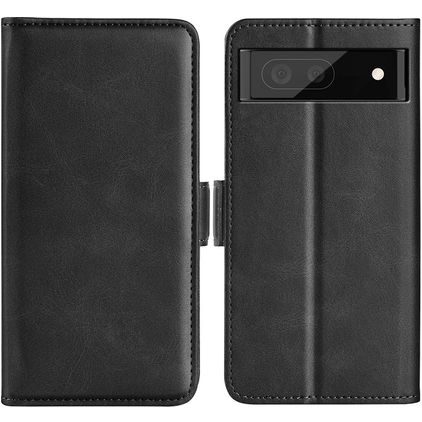 Mobigear Slim Magnet Housse Google Pixel 6a Etui Porte-Monnaie - Noir