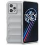 Mobigear Bumpy Coque Realme 9 Pro Plus Coque arrière en TPU Souple - Gris
