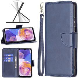 Mobigear Excellent Housse Samsung Galaxy A23 Etui Porte-Monnaie - Bleu