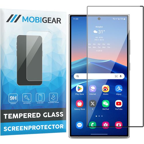 Mobigear Premium Samsung Galaxy S24 Ultra Verre trempé Protection d'écran - Compatible coque