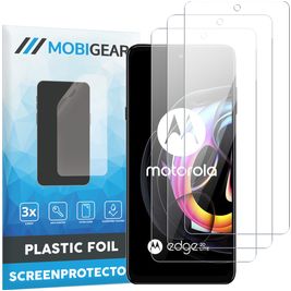 Mobigear Motorola Edge 20 Lite Protection d'écran Film - Compatible Coque (Lot de 3)