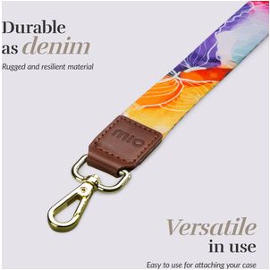 MIO Lanyard - Cordon de téléphone universel ajustable - Flowers