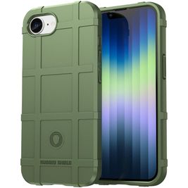 Mobigear Rugged Shield Coque iPhone 17e Coque arrière en TPU Souple Anti-Chocs - Vert