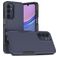 Mobigear Heavy Armor Samsung Galaxy A16 Plastique rigide Coque arrière Antichoc - Bleu foncé