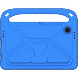 Mobigear AeroArmor Coque Samsung Galaxy Tab A9 (2023) Coque de tablette pour enfants avec Poignée Enfants en EVA + Porte-crayon - Bleu