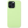 Mobigear Rubber Touch Coque iPhone 14 Pro Max Coque arrière en Silicone - Citron vert
