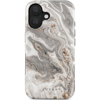 Burga Tough Coque iPhone 16 Coque arrière Rigide Anti-Chocs - Snowstorm