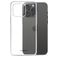 Mobilize Gelly Coque Transparente iPhone 15 Pro Max Coque arrière en TPU Souple - Transparent