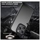 Mobigear Crystal Coque iPhone 14 Plus Coque arrière Rigide Anti-Chocs - Transparent / Vert