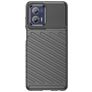 Mobigear Groove Coque Motorola Moto G73 5G Coque arrière en TPU Souple - Noir