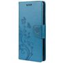 Mobigear Flowers Housse Samsung Galaxy A23 Etui Porte-Monnaie - Bleu