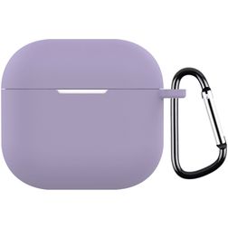 Mobigear Colors Coque Apple AirPods 4 Coque en Silicone Souple - Violet