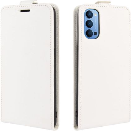Mobigear OPPO Reno 4 Étui à rabat - Blanc