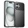 Mobigear Groove Coque iPhone 16 Coque arrière en TPU Souple - Noir