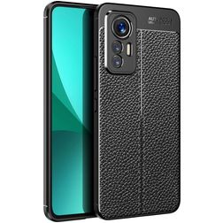 Mobigear Luxury Coque Xiaomi 12 Lite Coque arrière en TPU Souple - Noir