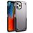 Mobigear Slim Armor iPhone 12 Pro Max Plastique rigide Coque arrière Antichoc - Gris