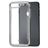 Mobilize Gelly Plus Coque iPhone 7 Plus Coque arrière en TPU Souple - Transparent / Noir