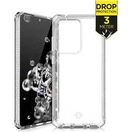 ITSkins SpectrumClear Coque Transparente Samsung Galaxy S20 Ultra Coque arrière en TPU Souple Anti-Chocs - Transparent