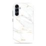 MIO Samsung Galaxy A16 MagSafe Plastique rigide Coque arrière - White Marble