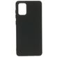 Mobiparts Coque Samsung Galaxy A71 Coque arrière en Silicone - Noir