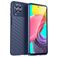 Mobigear Groove Coque Samsung Galaxy M53 Coque arrière en TPU Souple - Bleu