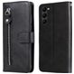 Mobigear Zipper Housse Samsung Galaxy S23 Plus Etui Porte-Monnaie - Noir