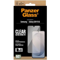 PanzerGlass Ultra-Wide Fit Samsung Galaxy S26 FE Verre trempé Protection d'écran - Compatible Coque