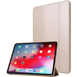 Mobigear Tri-Fold Gel Coque iPad Pro 11 Pouces (2022) Etui en TPU,Similicuir - Or