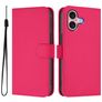 Mobigear Urban Wallet Housse iPhone 16 Etui Porte-Monnaie - Magenta
