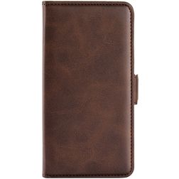 Mobigear Slim Magnet Housse TCL 20 SE Etui Porte-Monnaie - Marron