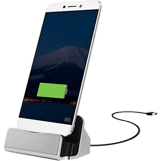 Mobigear USB-C Station d'accueil - Argent Universel