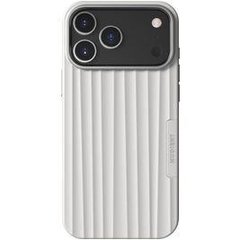 Nudient Bold Coque iPhone 17 Pro Max MagSafe Coque arrière Rigide - Chalk White