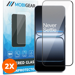 Mobigear Premium OnePlus Nord 5 Verre trempé Protection d'écran - Compatible Coque - Noir (Lot de 2)