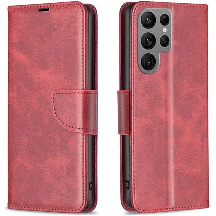 Mobigear Excellent Housse Samsung Galaxy S25 Ultra Etui Porte-Monnaie - Rouge