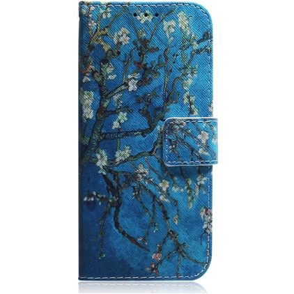 Mobigear Design Housse Huawei P40 Etui Porte-Monnaie - Fleurs d'amande