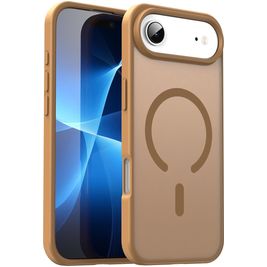 Mobigear Shockproof Coque iPhone Air MagSafe Coque arrière Rigide - Desert Gold