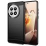 Mobigear Brushed Slim Coque OnePlus 13 Coque arrière en TPU Souple - Noir