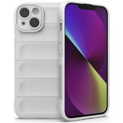 Mobigear Bumpy Coque iPhone 14 Coque arrière en TPU Souple - Blanc